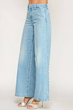HIGH RISE TROUSER DETAIL COMFORT WIDE LEG