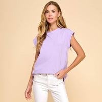 Short Sleeve Solid Top