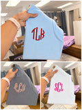 Monogram Embroidered Comfort Colors Tank Tops