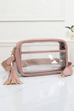 Clear PU Cross Body Camera Bag
