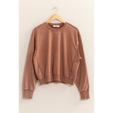 Drop Shoulders Crewneck Sweatshirt