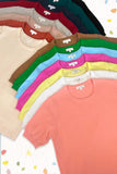 Puffy Sleeve Basic Stretchy Knit Top