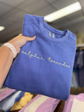 School Mascot Embroidered Comfort Colors Sweatshirt