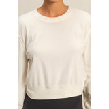Banded Waist Sweatshirt