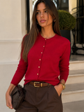 Modern Fine Knit Cardigan