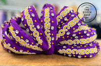 Custom Beaded Bronco and Eagle Headbands and Bows