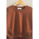 Everyday Long Sleeve Cropped Sweatshirt
