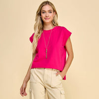 Short Sleeve Solid Top