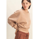 Everyday Long Sleeve Cropped Sweatshirt