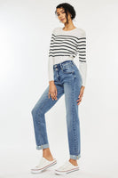 OPEN PACK HIGH RISE SLIM STRAIGHT JENAS