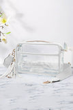 Clear PU Cross Body Camera Bag
