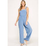 BOHEMIAN DREAM SQUARE NECK BOW JUMPSUIT