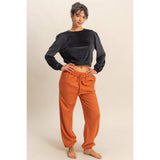 Banded Waist Sweatshirt