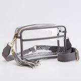 Clear PU Cross Body Camera Bag