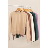 Drop Shoulders Crewneck Sweatshirt