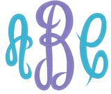 Monogram Embroidered Comfort Colors Tank Tops