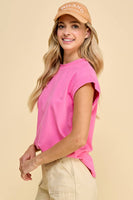 Short Sleeve Solid Top
