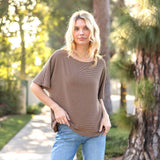 Solid Ribbed Basic Top
