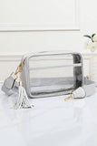Clear PU Cross Body Camera Bag