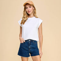 Short Sleeve Solid Top
