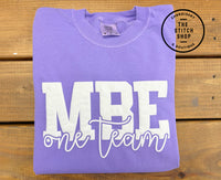 MBE Faculty Comfort Colors Shirts - MBE One Team