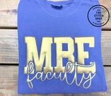 MBE Faculty Comfort Colors Shirts - Bronco Faculty