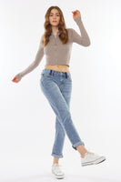 KanCan Mid Rise Slim Boyfriend Jeans