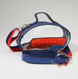 Football Style Clear Purse with Strap - Pre-Order