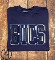 Barbe Bucs Glitter Puff Comfort Color Shirt