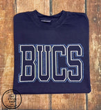 Barbe Bucs Glitter Puff Comfort Color Shirt