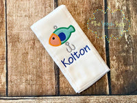 Fishing Lure Burp Cloth