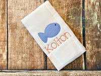 Fish Burp Cloth