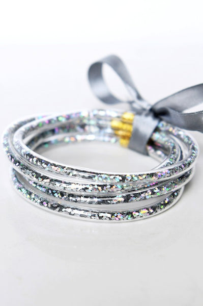 Glitter Tube Bangles