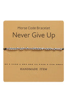 Morse Code Bracelets