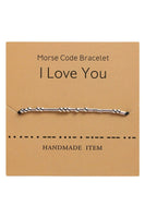 Morse Code Bracelets