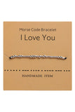 Morse Code Bracelets