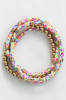 Colorful Clay Bracelet Stack