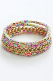 Colorful Clay Bracelet Stack