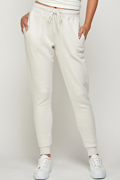 Fleece Relaxed Fit Joggers with Pockets