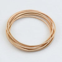 Stretchy Layered Guitar String Bracelets