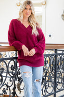 Super Soft Fuzzy Sweater - Multiple Colors