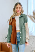 Vivis Color Block Shacket