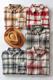 Plaid Flannel Button Down Shirt