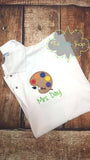 Art Palette Applique and Embroidered Polo