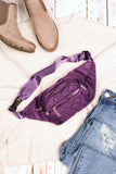 Quilted Belt Sling Bum Bag