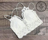 Crochet Lace Bralette (With Pads)