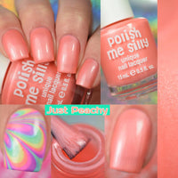 Just Peachy- Bright Lights Peach Polish