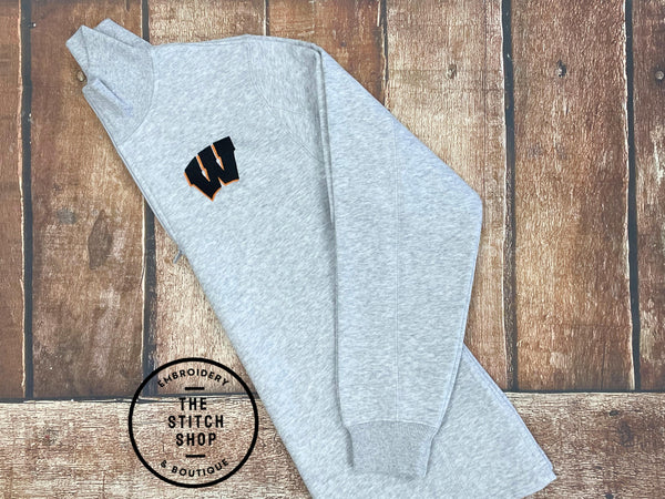 Westlake Rams Ladies Embroidered Quarter Zip Fleece Pull Over