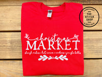 Long Sleeve Christmas Market Tee