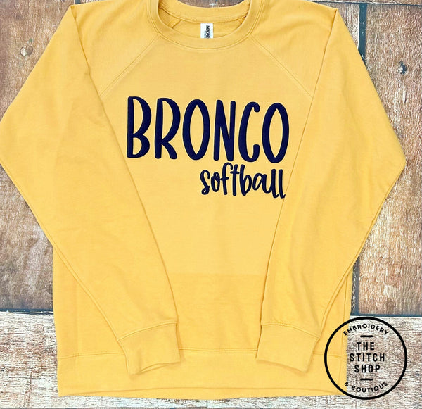 Sam Houston Broncos Sports Puff Loopback Terry Sweatshirt
